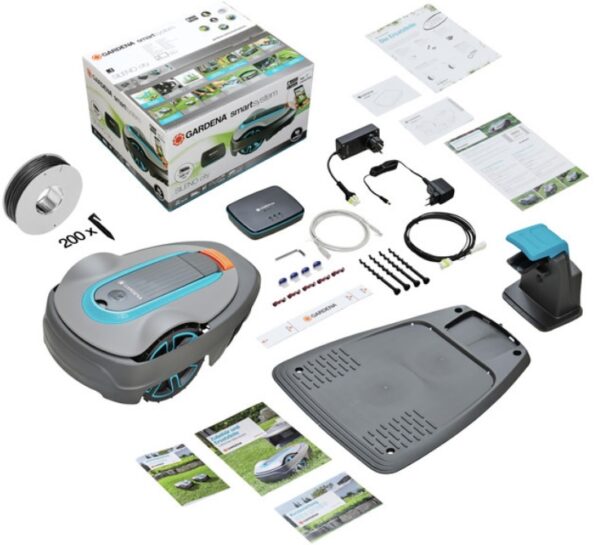 GARDENA smart SILENO city 500. Tondeuse robot connectée. 500m². Tond sous la pluie. Capteur de gel. Nettoyage à l’eau. Ultra-silencieuse – Image 4